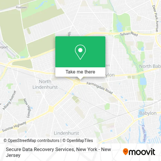 Secure Data Recovery Services map