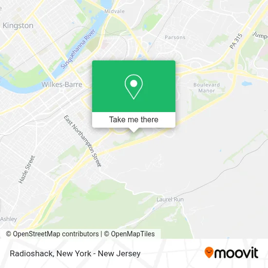 Radioshack map