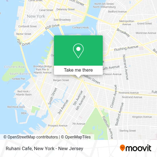Ruhani Cafe map
