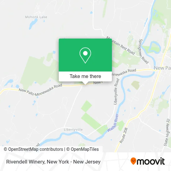 Rivendell Winery map