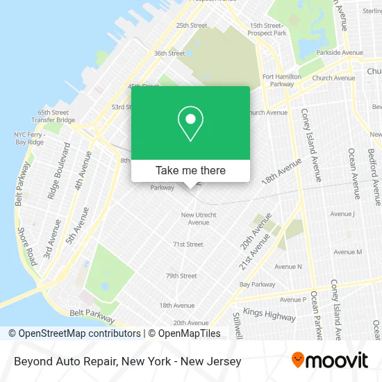 Beyond Auto Repair map