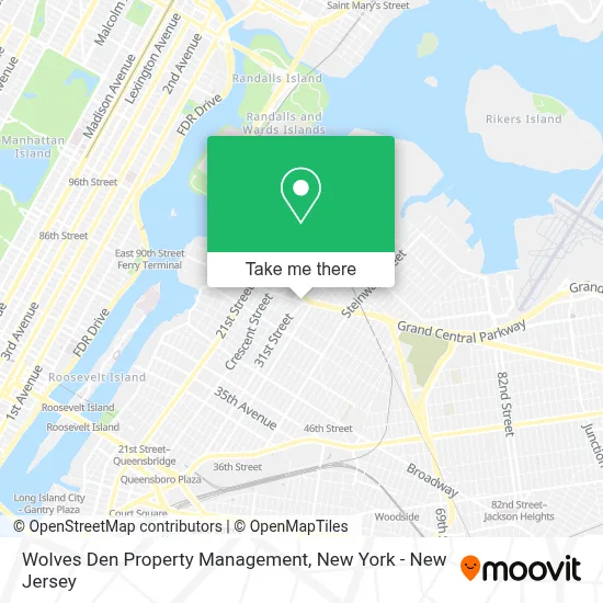 Wolves Den Property Management map