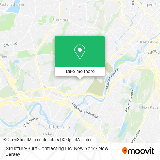 Structure-Built Contracting Llc map