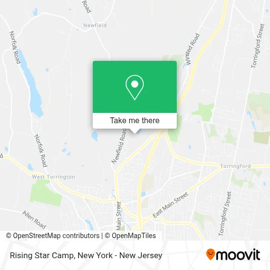Rising Star Camp map