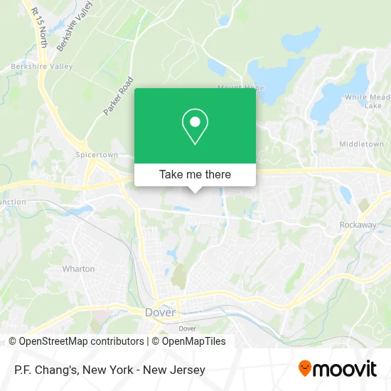 P.F. Chang's map