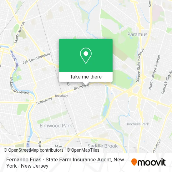 Fernando Frias - State Farm Insurance Agent map