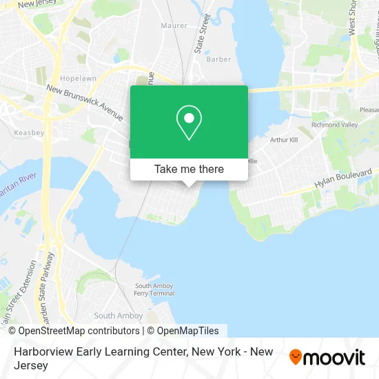 Harborview Early Learning Center map