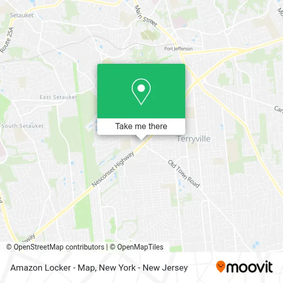 Amazon Locker - Map map