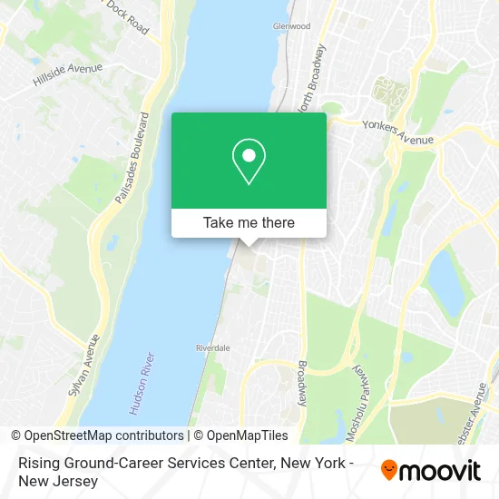 Rising Ground-Career Services Center map