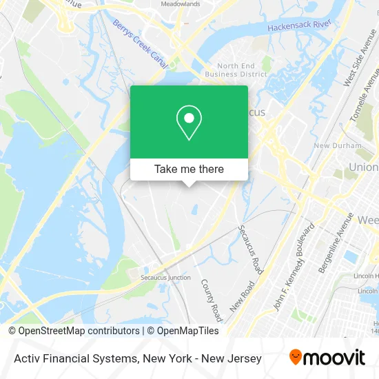 Activ Financial Systems map
