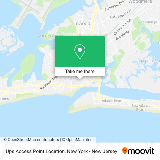 Ups Access Point Location map