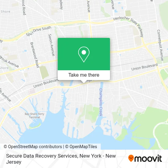 Secure Data Recovery Services map