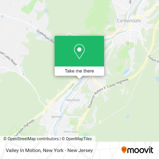 Valley In Motion map