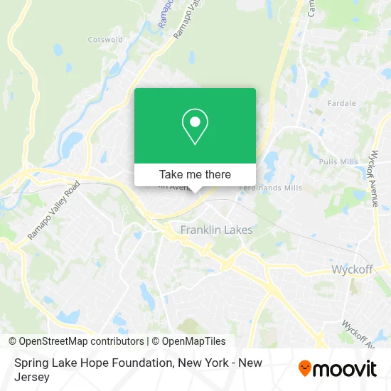 Spring Lake Hope Foundation map