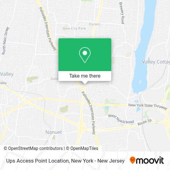 Ups Access Point Location map