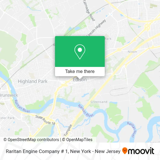 Raritan Engine Company # 1 map