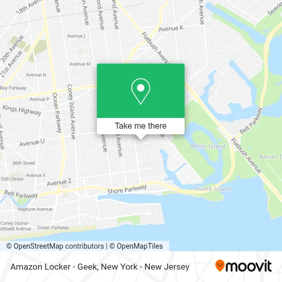 Amazon Locker - Geek map