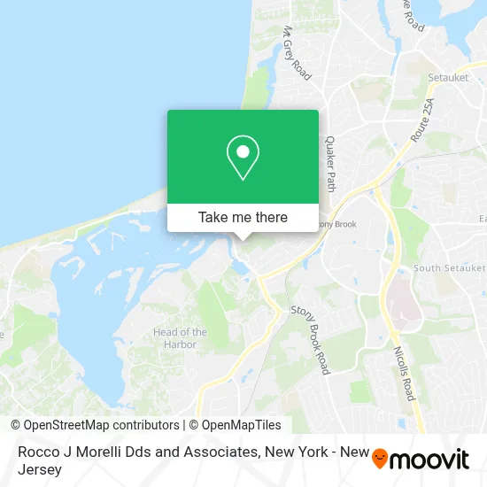 Rocco J Morelli Dds and Associates map