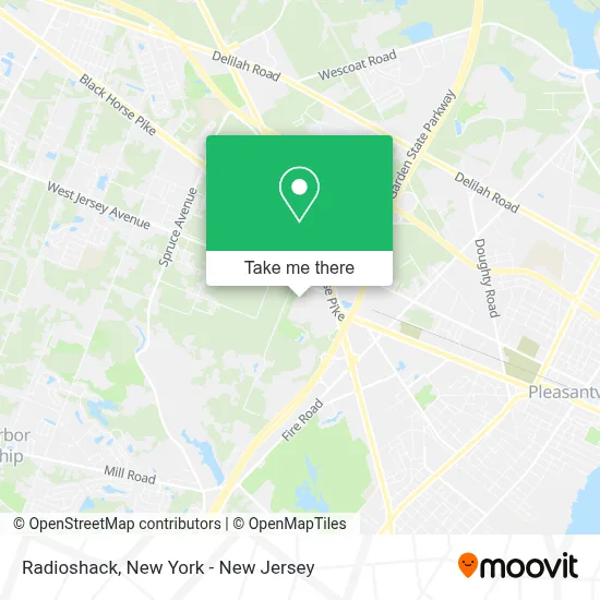 Radioshack map