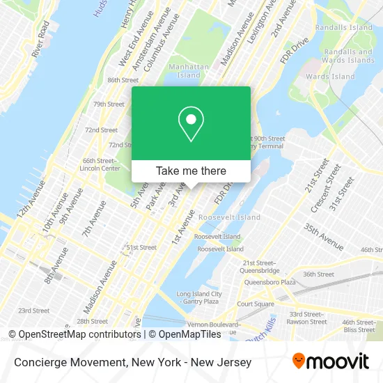 Concierge Movement map