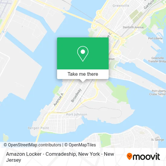 Amazon Locker - Comradeship map