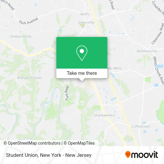 Student Union map