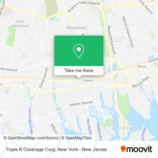Triple R Coverage Corp map