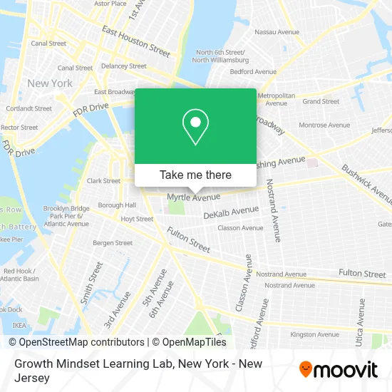 Growth Mindset Learning Lab map