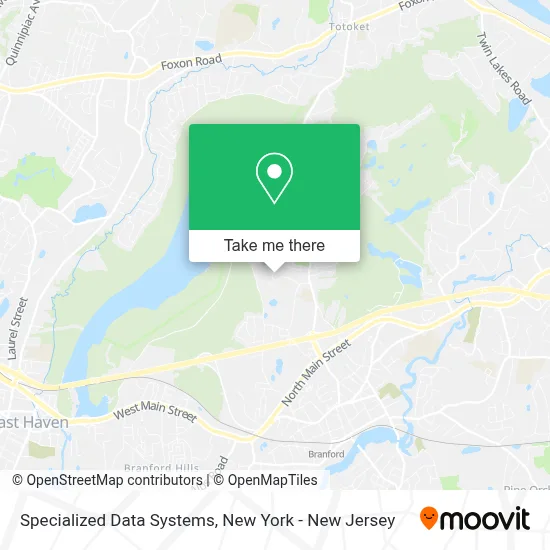 Specialized Data Systems map