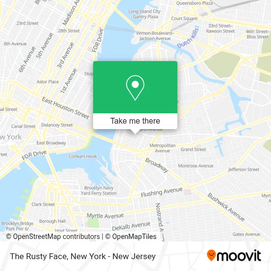 The Rusty Face map
