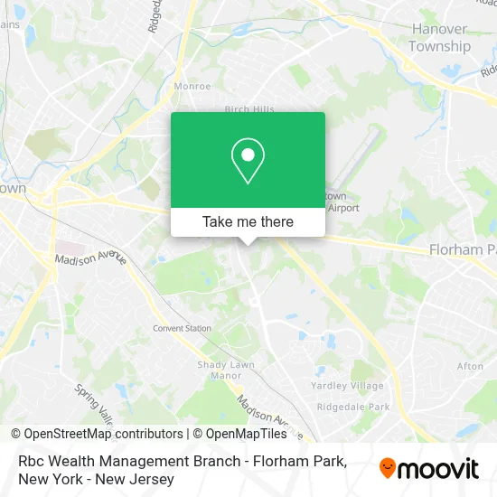 Rbc Wealth Management Branch - Florham Park map
