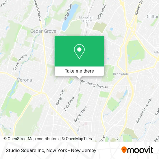 Studio Square Inc map