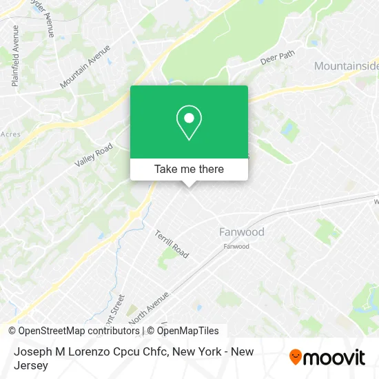 Joseph M Lorenzo Cpcu Chfc map