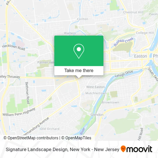 Signature Landscape Design map
