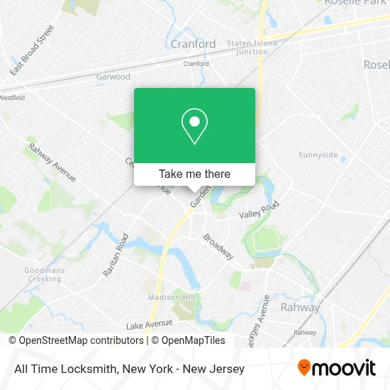 All Time Locksmith map