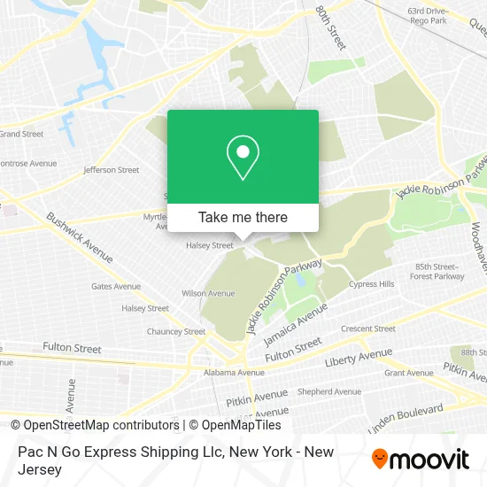 Pac N Go Express Shipping Llc map