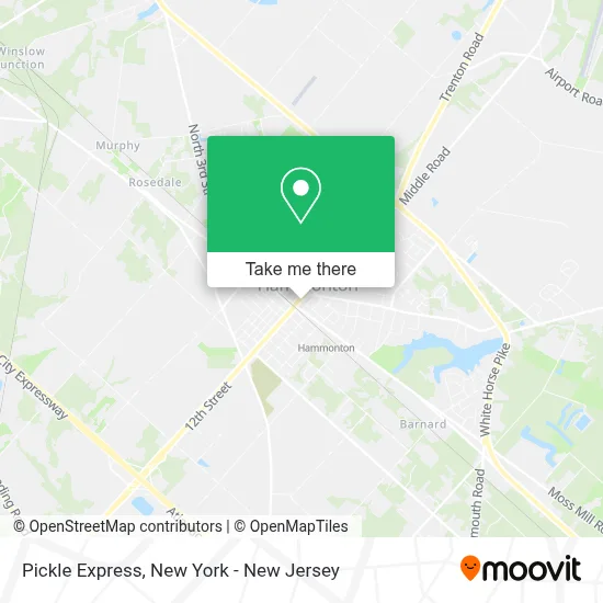 Pickle Express map
