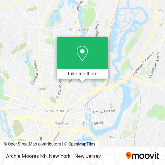 Archie Moores Nh map