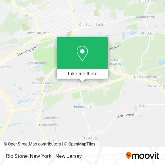 Rio Stone map