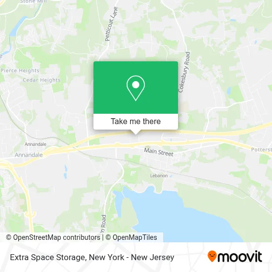 Extra Space Storage map