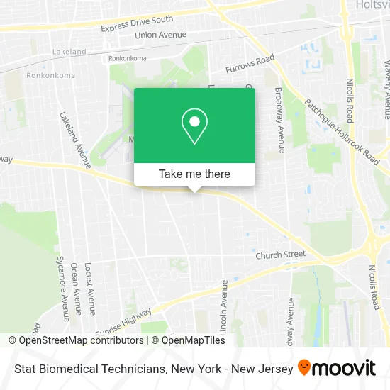 Stat Biomedical Technicians map