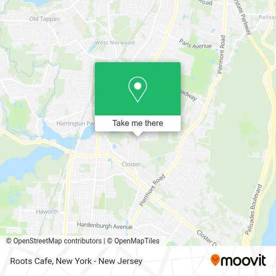 Roots Cafe map