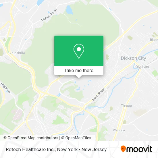 Rotech Healthcare Inc. map