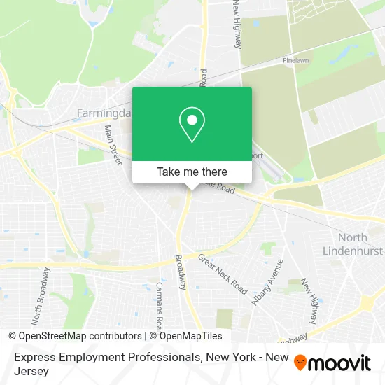 Express Employment Professionals map