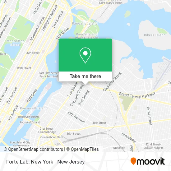 Forte Lab map