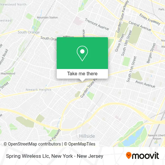 Spring Wireless Llc map
