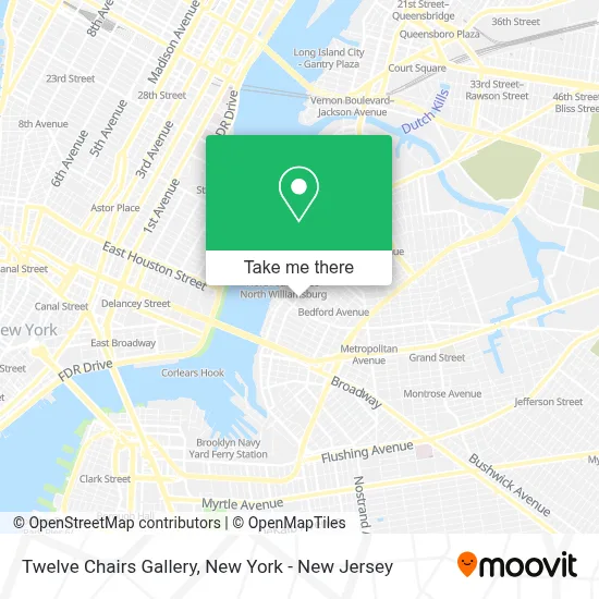 Twelve Chairs Gallery map