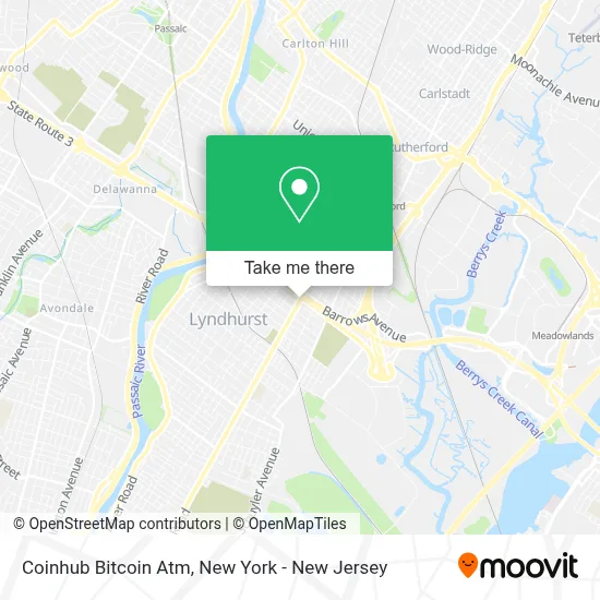 Coinhub Bitcoin Atm map