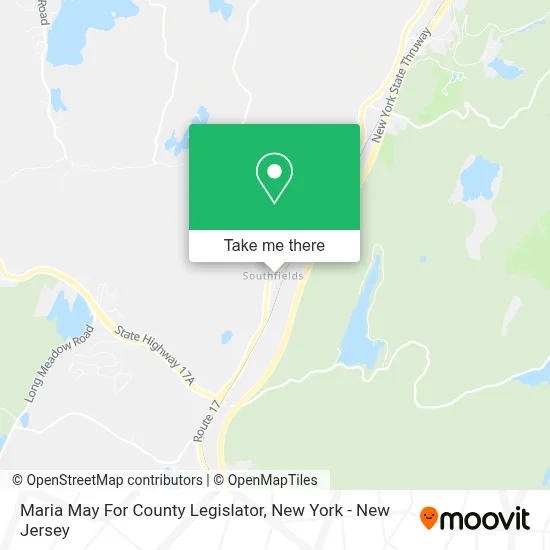 Maria May For County Legislator map