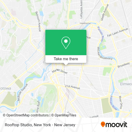 Rooftop Studio map